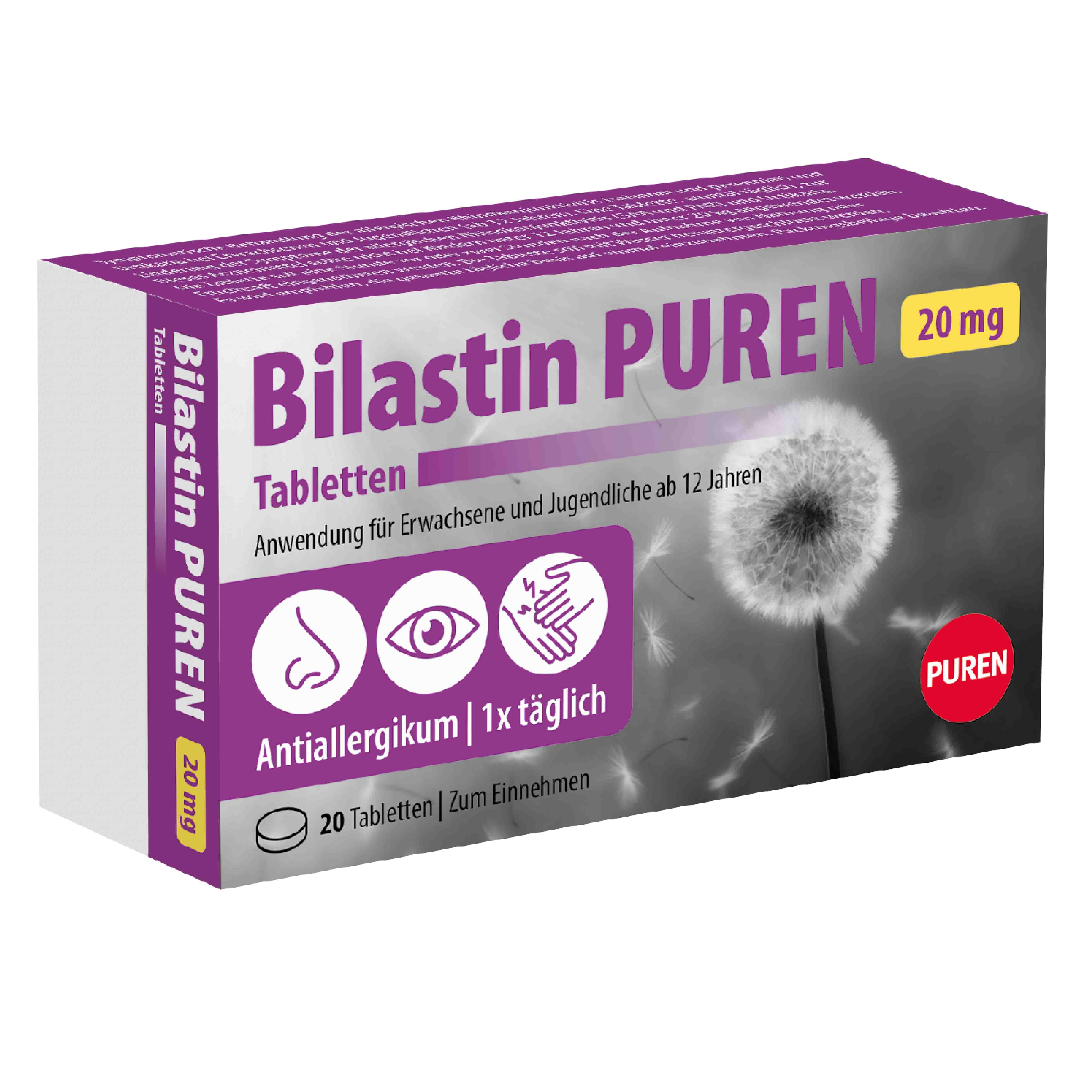 BILASTIN PUREN 20 mg Tabletten