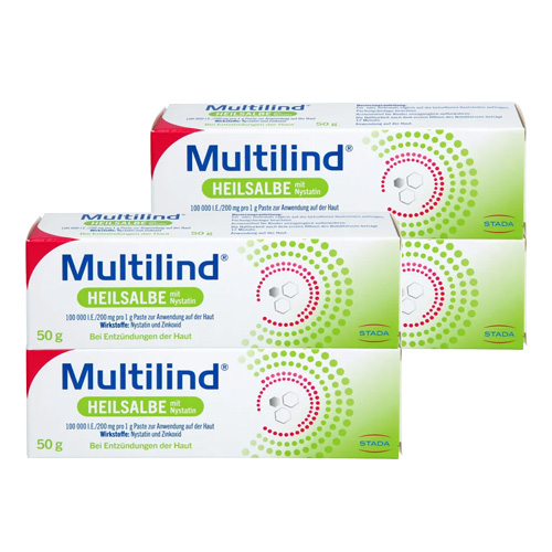 MULTILIND Heilsalbe m.Nystatin u.Zinkoxid Doppelpackung 