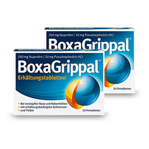 BOXAGRIPPAL Erkältungstabletten 200 mg/30 mg FTA Set 