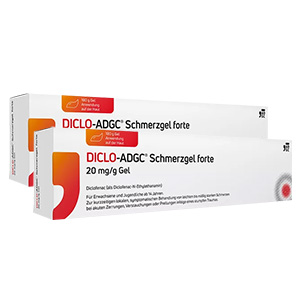 DICLO-ADGC Schmerzgel forte 20 mg/g Doppelpackung 