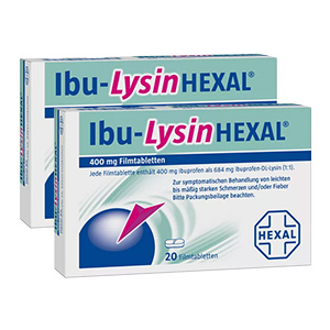 IBU-LYSINHEXAL Filmtabletten Doppelpackung 