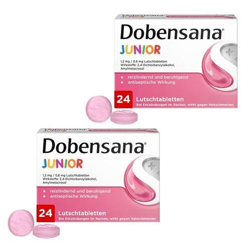 DOBENSANA Junior 1,2mg/0,6mg Lutschtabletten Set 