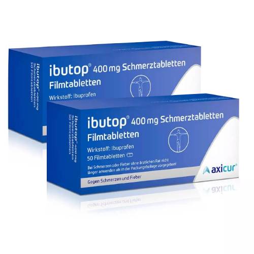 IBUTOP 400 mg Schmerztabletten Filmtabletten Doppelpackung 