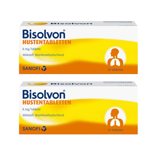 BISOLVON Hustentabletten 8 mg Doppelpackung 