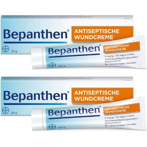 BEPANTHEN antiseptische Wundcreme Doppelpackung 