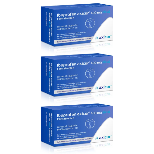 IBUPROFEN axicur 400 mg akut Filmtabletten 