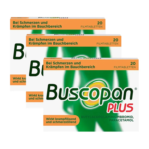 BUSCOPAN plus 10 mg/500 mg Filmtabletten 