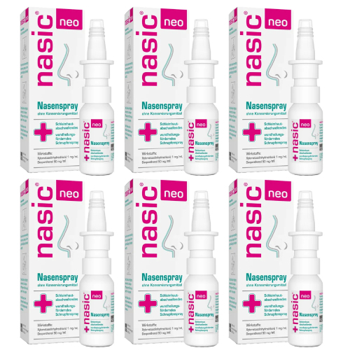 NASIC neo Nasenspray Schnelle Hilfe bei Schnupfen im Vorratspack