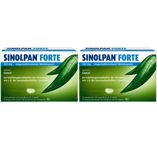 SINOLPAN forte 200 mg magensaftres.Weichkapseln Set 