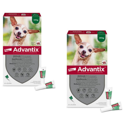 ADVANTIX Spot-on für den Hund bis 4kg 