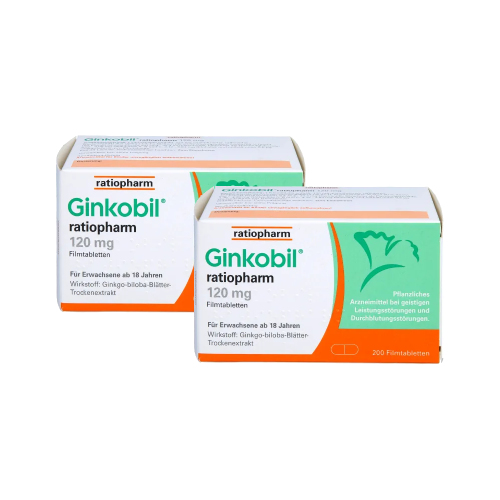 GINKOBIL-ratiopharm 120 mg Filmtabletten Doppelpackung 