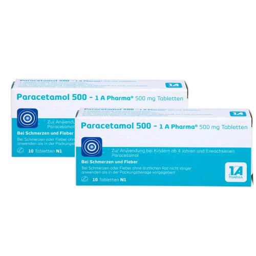 PARACETAMOL 500-1A Pharma Tabletten Set