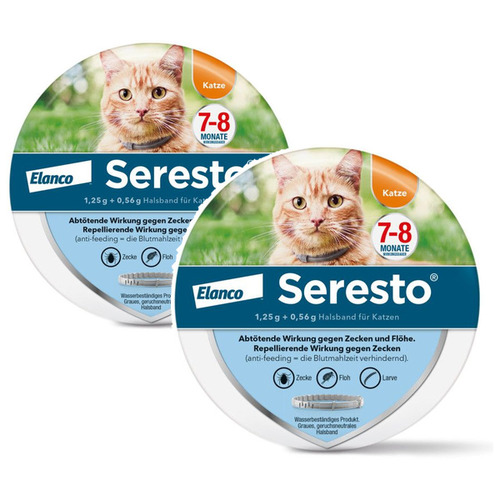 SERESTO Halsband f.Katzen Doppelpackung 