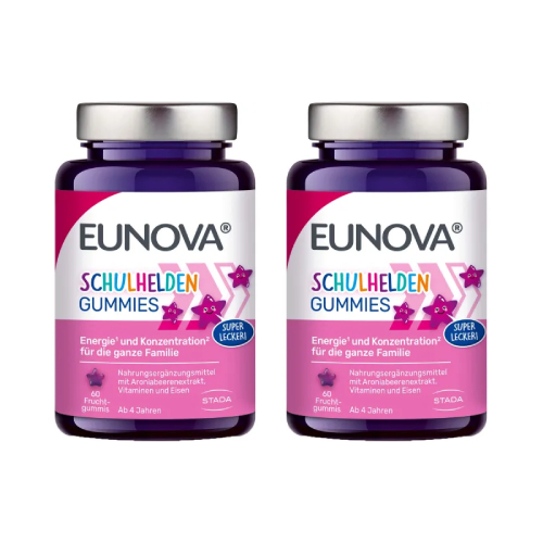 EUNOVA Schulhelden Gummies Doppelpackung 