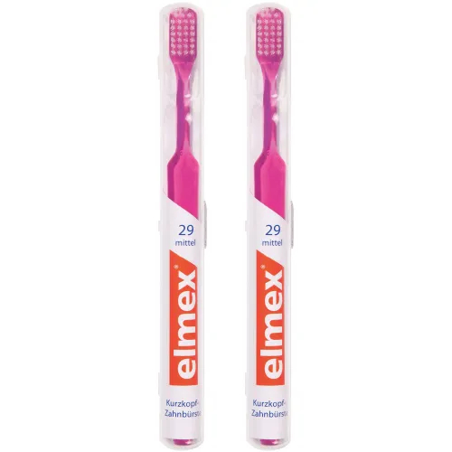 ELMEX 29 Zahnbürste im Köcher: Effektive Reinigung für gesunde Zähne Set 