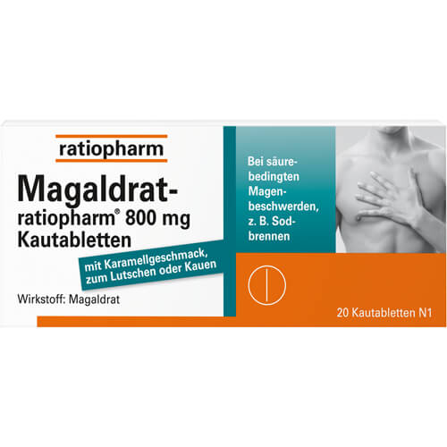 MAGALDRAT-ratiopharm 800 mg Tabletten