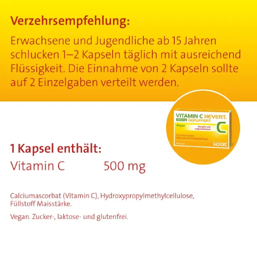 VITAMIN C HEVERT® 500 mg gepuffert