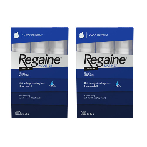 REGAINE® Männer Schaum mit Minoxidil Doppelpackung 