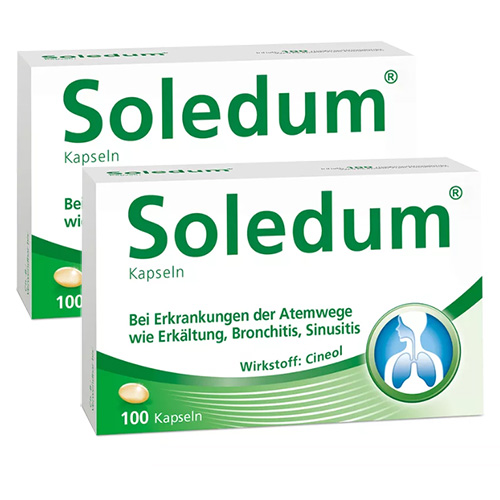 SOLEDUM 100 mg magensaftresistente Kapseln Doppelpackung 