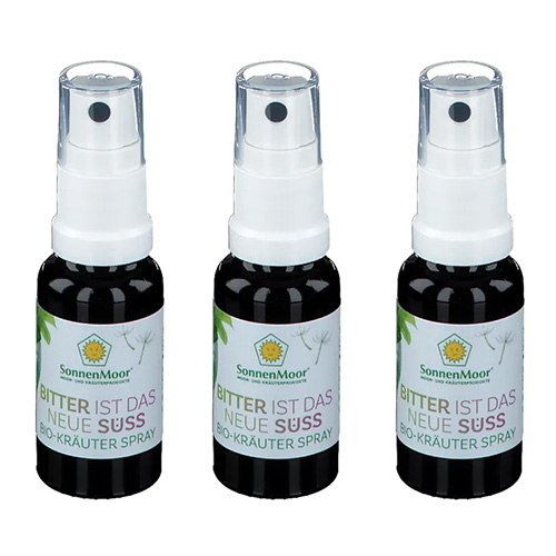 BIO KRÄUTERSPRAY Bitter ist das neue Süss 