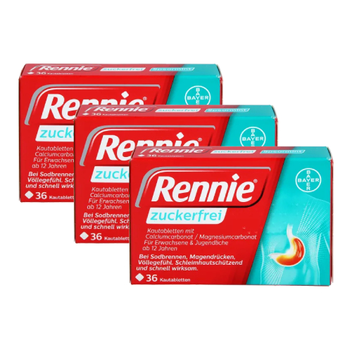 RENNIE zuckerfrei Kautabletten 