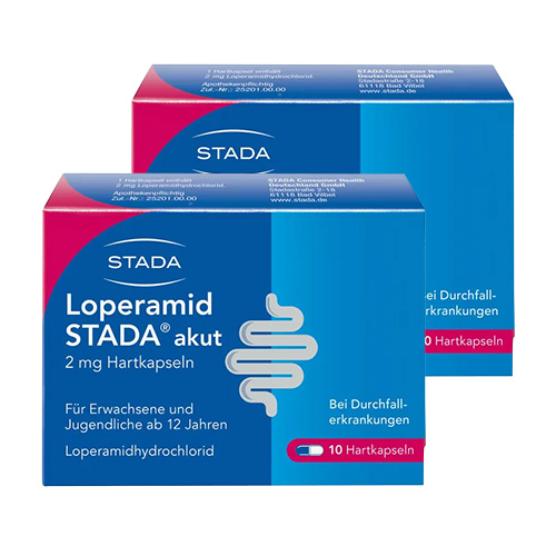 LOPERAMID STADA akut 2 mg Hartkapseln Doppelpackung 