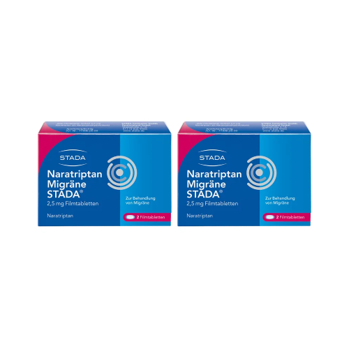 NARATRIPTAN Migräne STADA 2,5 mg Filmtabletten Set 