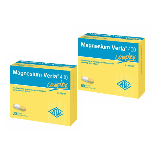 MAGNESIUM VERLA 400 Kapseln Doppelpackung 