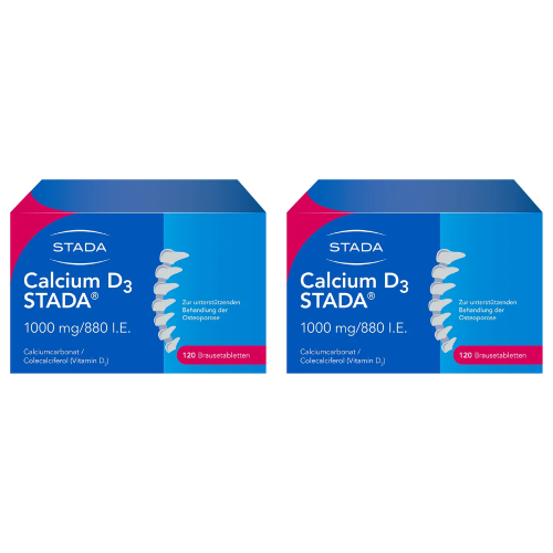 CALCIUM D3 STADA 1000 mg/880 I.E. Brausetabletten Set 