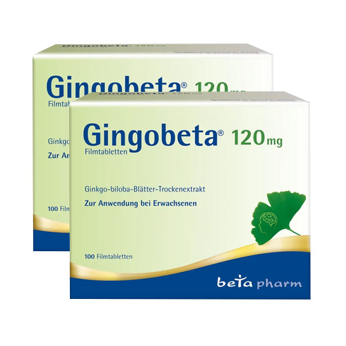 GINGOBETA 120 mg Filmtabletten Doppelpackung 