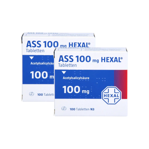 ASS 100 HEXAL Tabletten Doppelpackung 