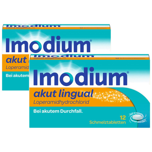 IMODIUM akut lingual Schmelztabletten Doppelpackung