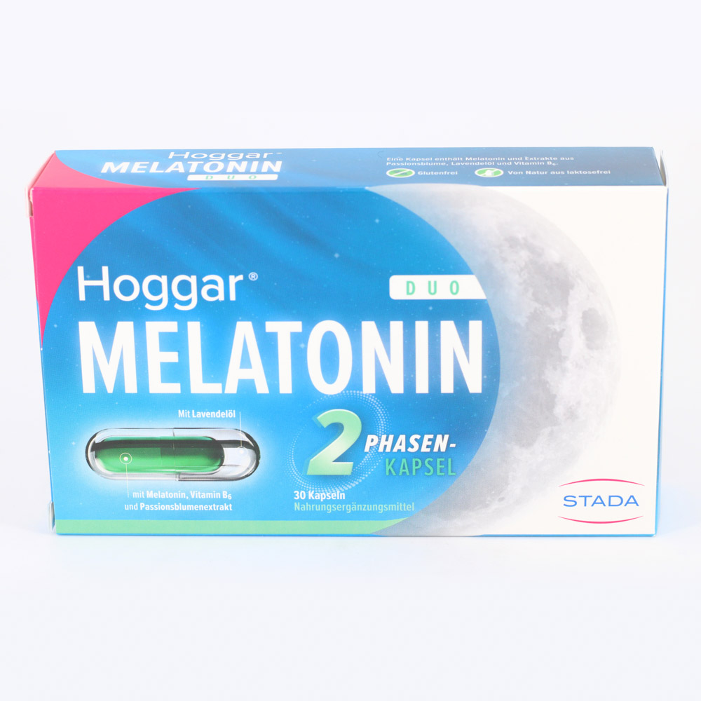 HOGGAR Melatonin DUO Einschlaf-Kapseln Doppelpackung 