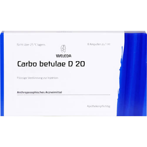 CARBO BETULAE D 20 Ampullen