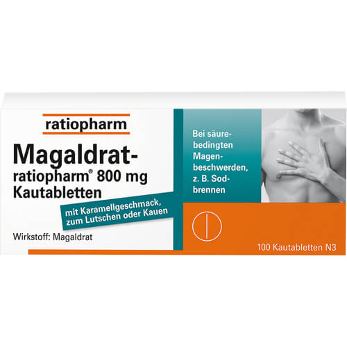MAGALDRAT-ratiopharm 800 mg Tabletten