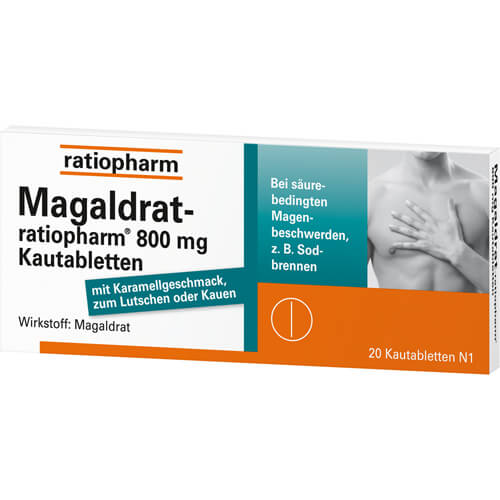 MAGALDRAT-ratiopharm 800 mg Tabletten
